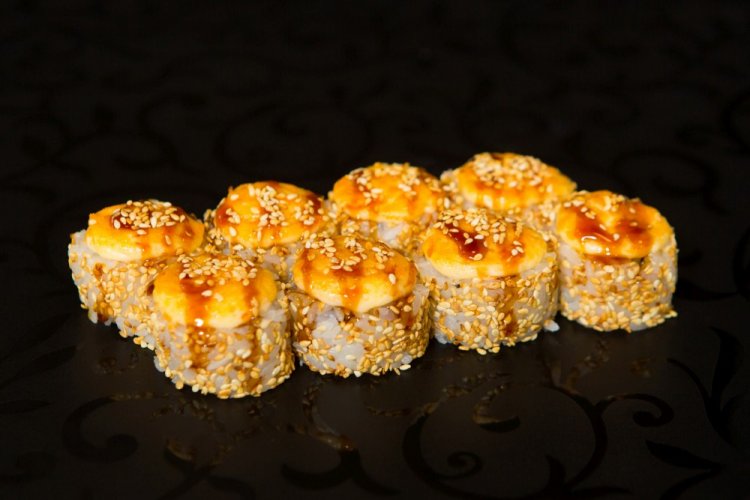 Baked Rolls with Smoked Eel