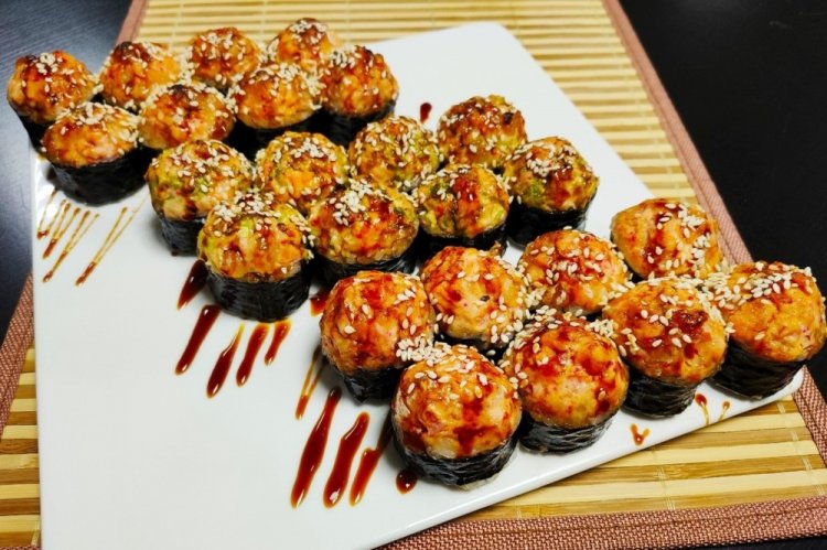 Baked Rolls with Chicken