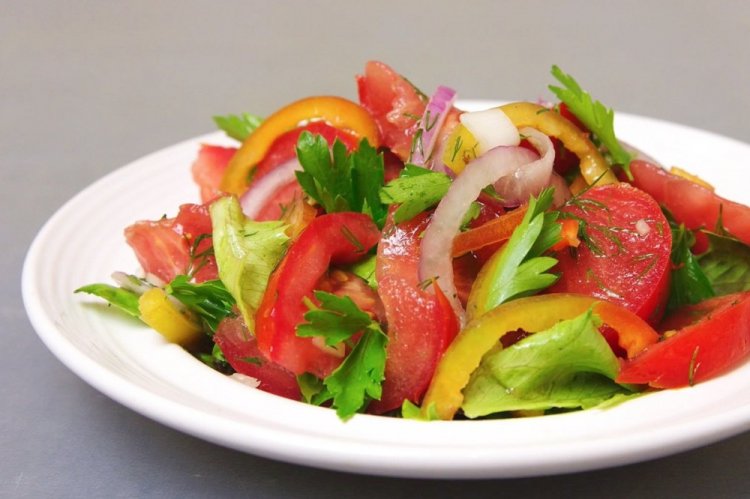 Vegetable Salad for New Year's