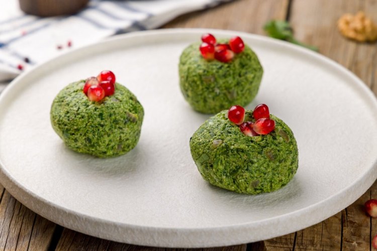 Nettle and Aromatic Herb Pkhali