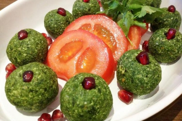 Ekala Pkhali with Pine Nuts