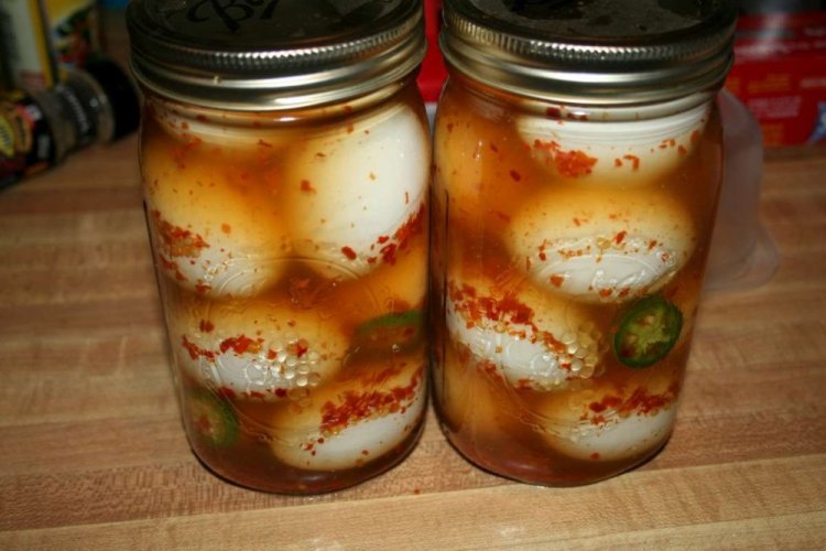 Spicy Pickled Eggs