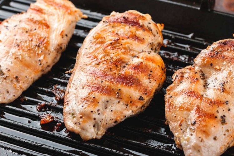 Chicken Breasts on a Grill Pan