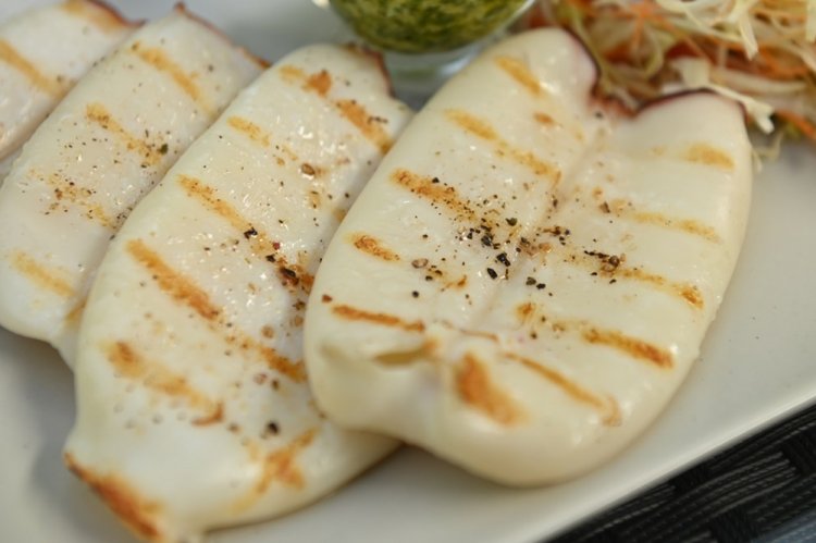 Calamari on a Grill Pan