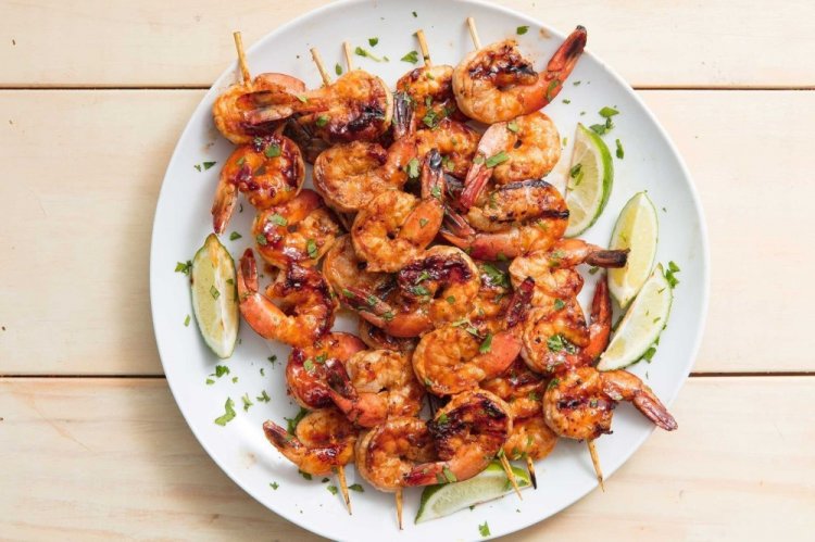 Shrimp on a Grill Pan