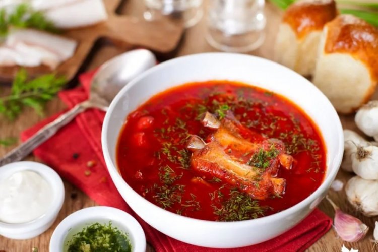 Borscht with Pork Ribs