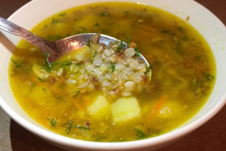 Buckwheat Soup with Pork Ribs
