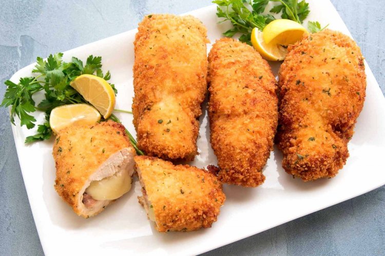 Rollitos de pollo fritos para Año Nuevo