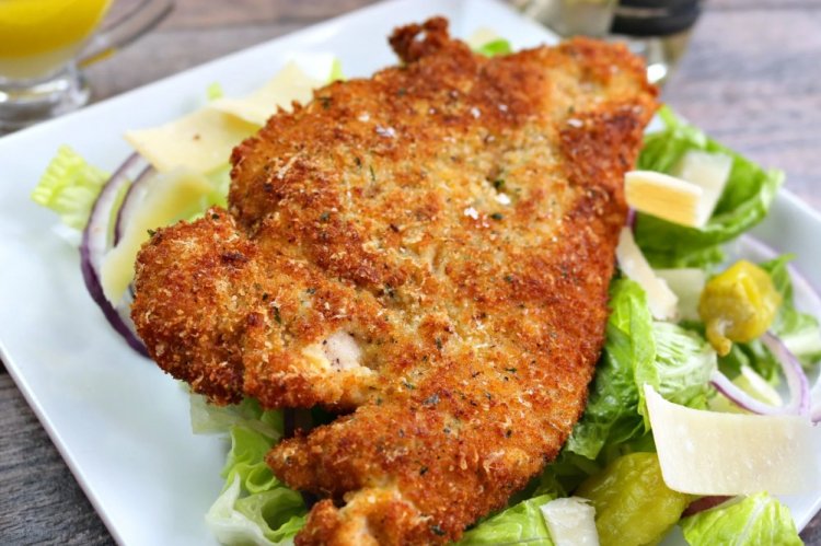 Escalope de filete de pollo al horno