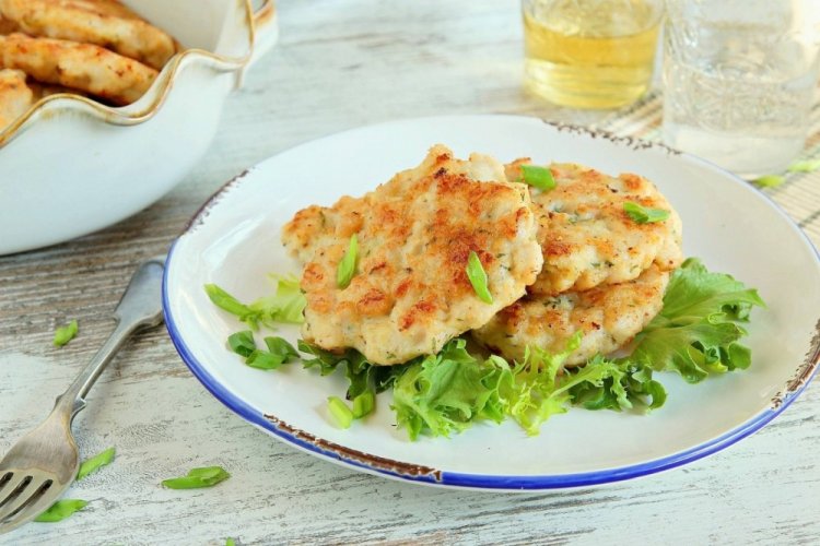 Escalope picado de filete de pollo