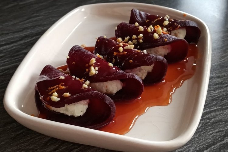 Beetroot and Blue Cheese Appetizer
