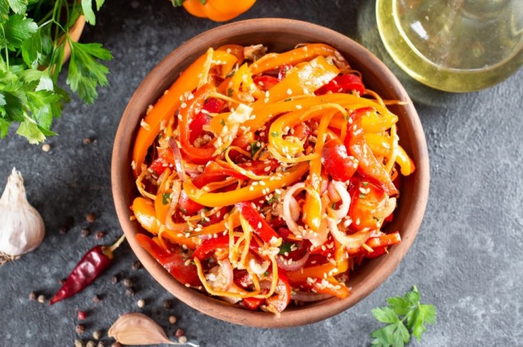 Korean-Style Bell Peppers