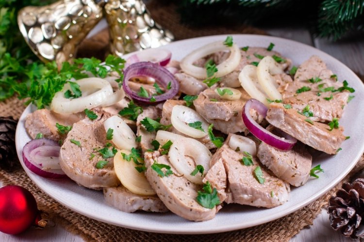 Marinated Pork Tongue for New Year's