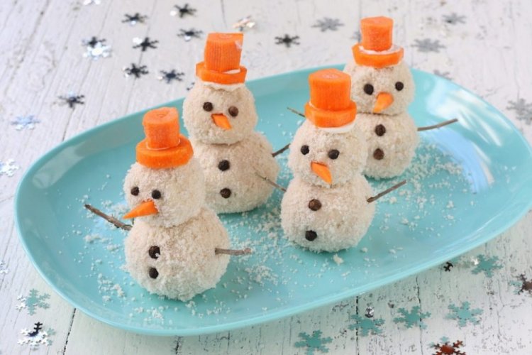 Cheese Snowmen
