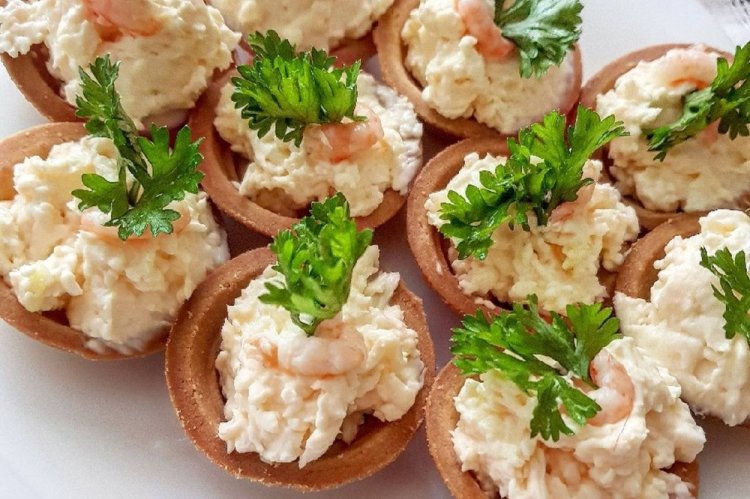 Tartlets with Shrimp