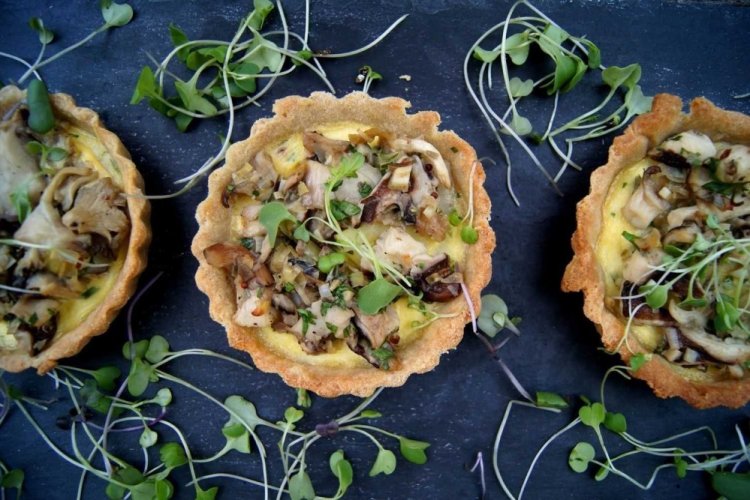 Tartlets with Chicken and Mushrooms