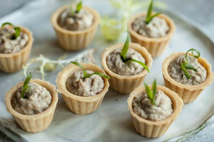 Tartlets with Herring for New Year 2024