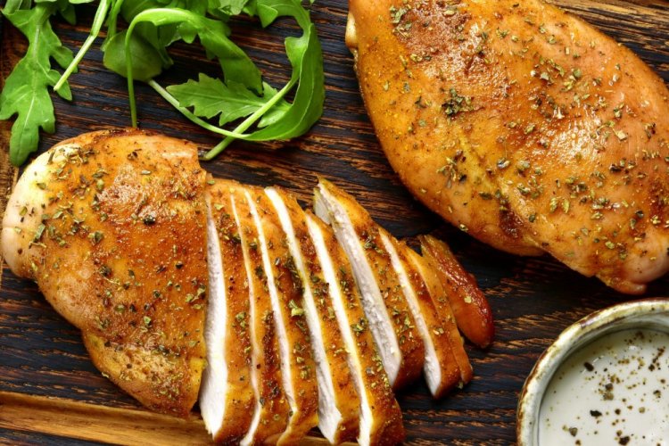 Pechuga de pollo asada para Año Nuevo 2024