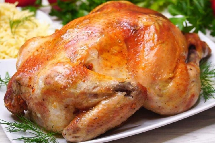 Pollo con mayonesa en bolsa para asar
