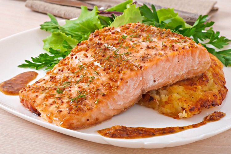 Juicy Honey Salmon in the Oven