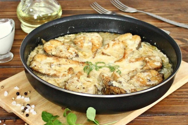 Mackerel in Cream Sauce