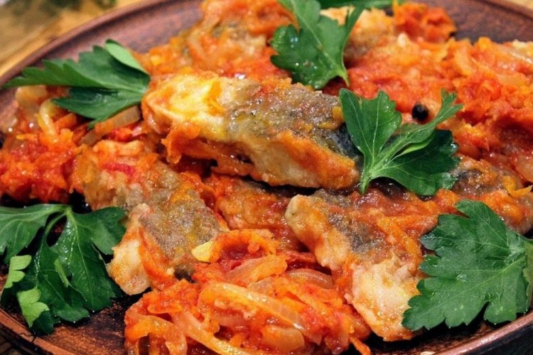Hake in Tomato Sauce for New Year 2024