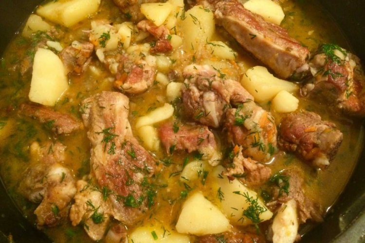 Braised Pork Ribs with Potatoes
