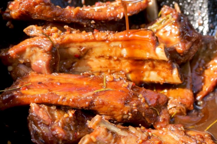 Braised Pork Ribs in Beer