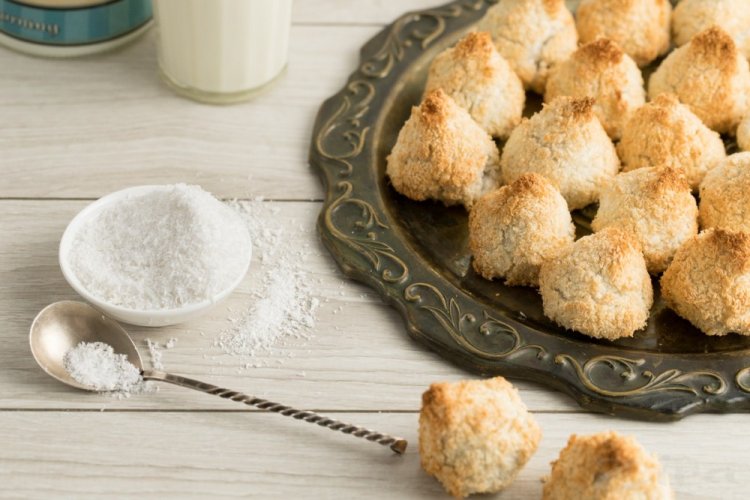 Galletas de coco con azúcar