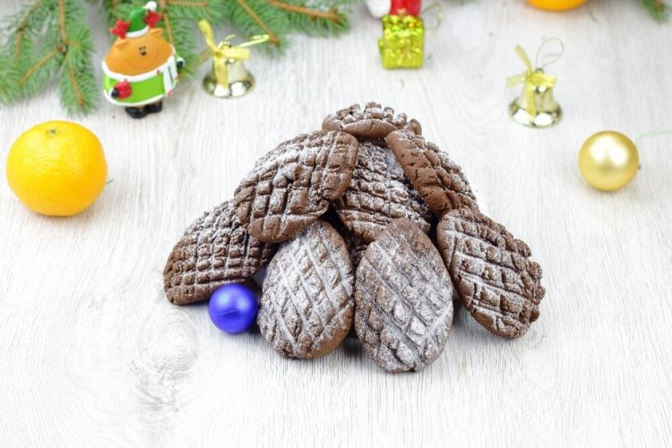 Galletas “Piñas” para Año Nuevo