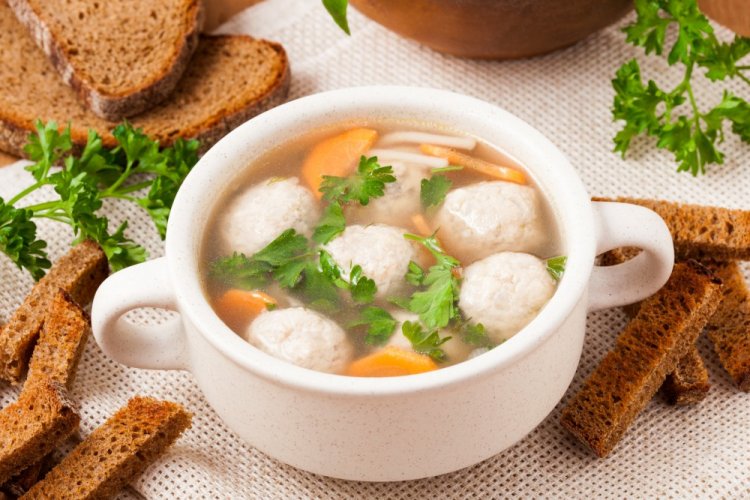 Chicken Meatballs for Soup
