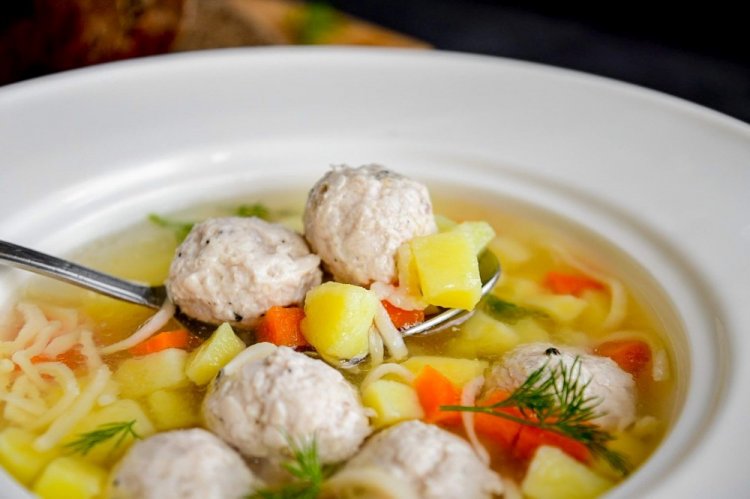 Turkey Meatballs for Soup