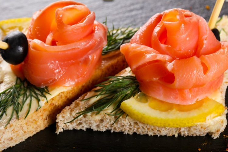 Trout and Lemon Sandwiches