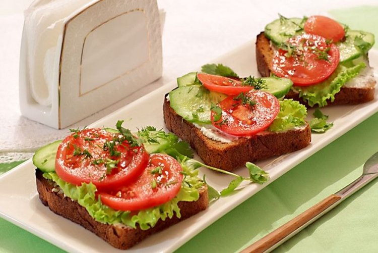 Vegetable and Bryndza Sandwiches for New Year 2024