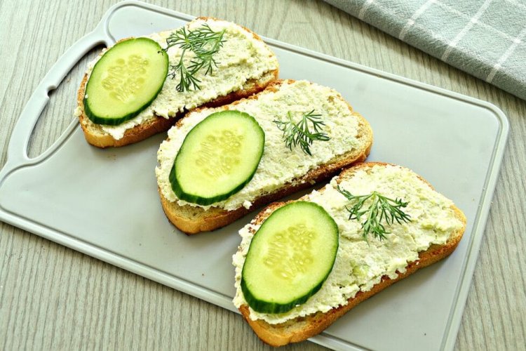 Avocado, Egg, and Cucumber Sandwiches