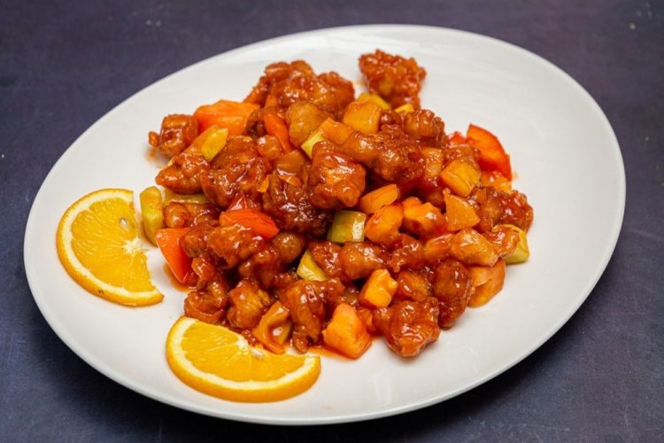 Sweet and Sour Pork in a Pan