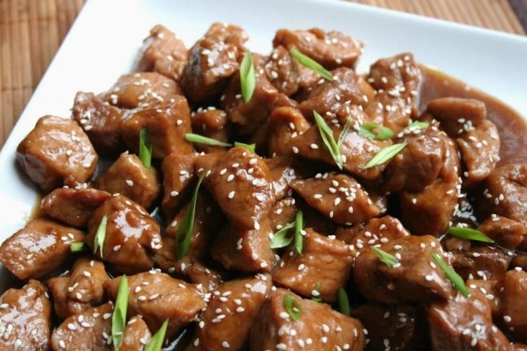 Pork in Soy Sauce in a Pan