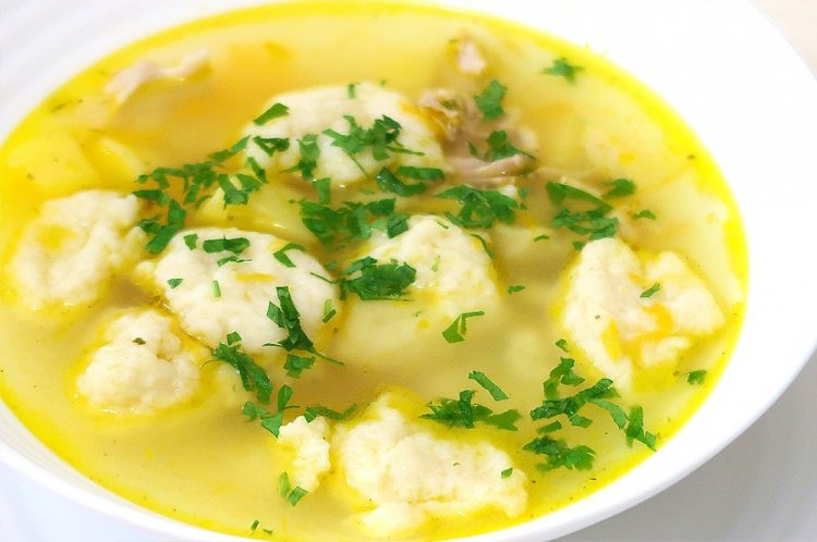 Chicken Soup with Potatoes and Dumplings