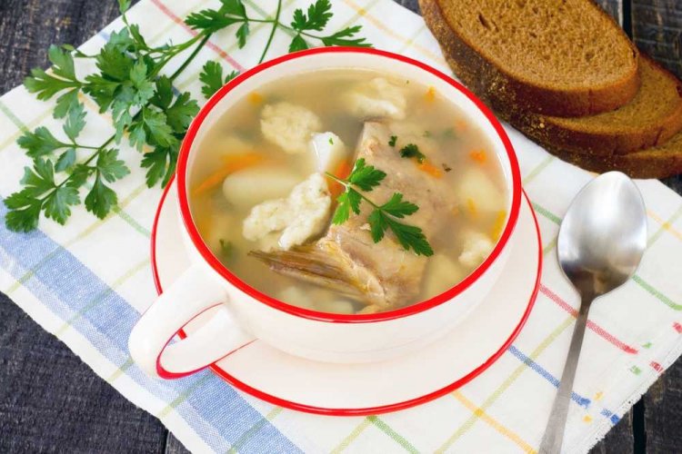Fish Soup with Dumplings