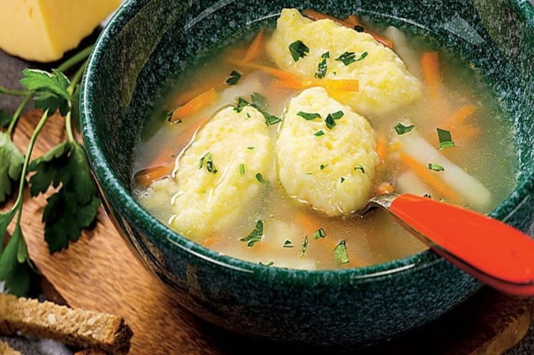 Lenten Semolina Dumpling Soup