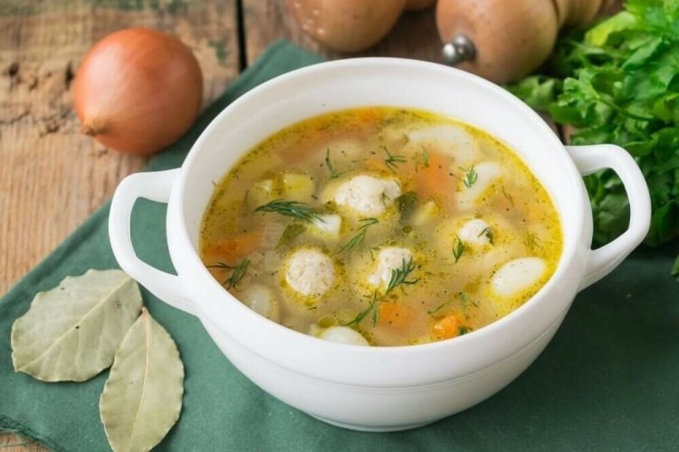 Chicken Meatball Soup