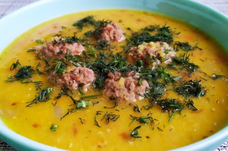 Lentil and Meatball Soup