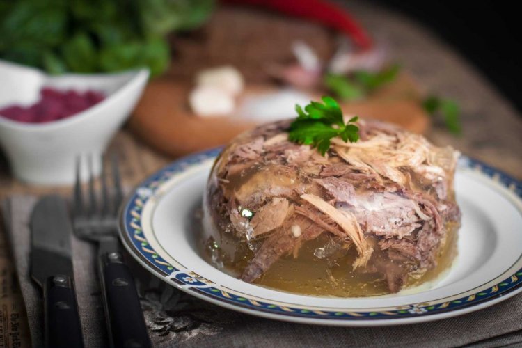 Pork Hock and Knuckle Aspic