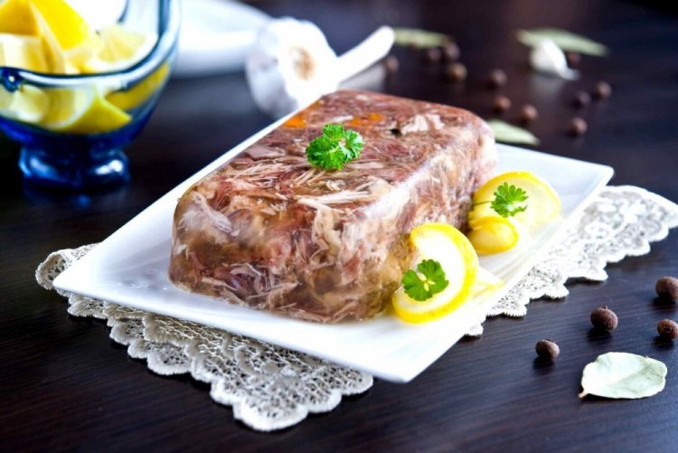 Pork Hock and Ear Aspic