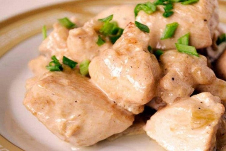 Pechugas de pollo en salsa de soja y nata