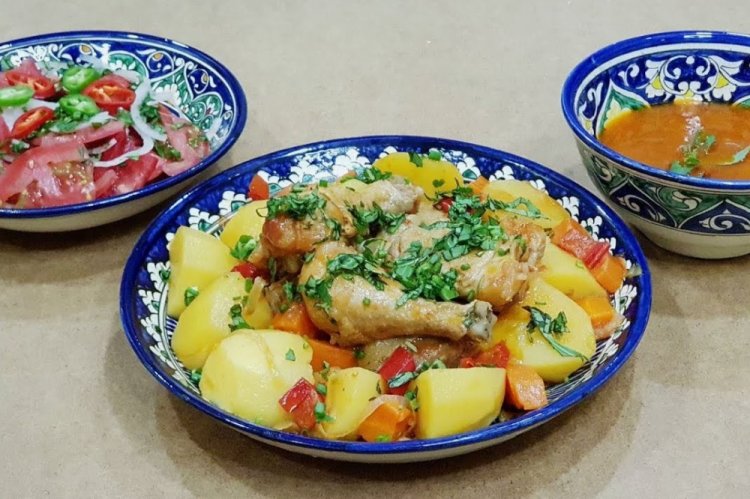 Uzbek-Style Chicken Stew
