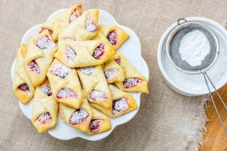 Cottage Cheese Cookies with Jam