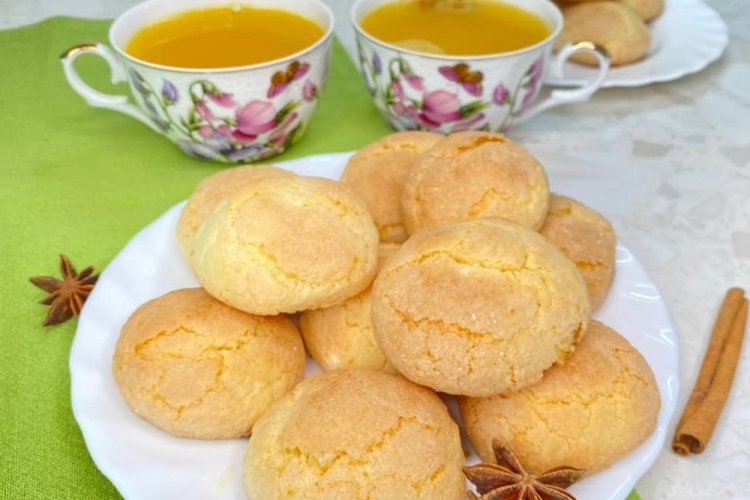 Cottage Cheese Cookies with Orange