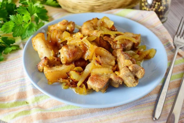 Pork Fry with Onions