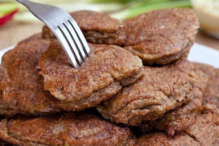 Tortitas de hígado de cerdo con leche